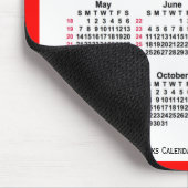 2023 Red 52 Weeks ISO Calendar by Janz Mousepad (Ecke)