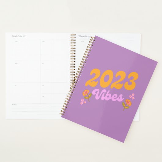 2023 Retro Vibes Yearly Planner Planer (Anzeige)