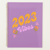 2023 Retro Vibes Yearly Planner Planer (Vorderseite)