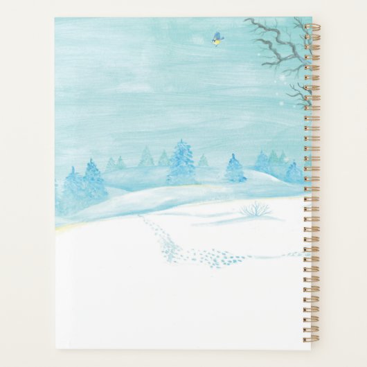 2023 Roe Deer im Winterplaner Planer (Rückseite)