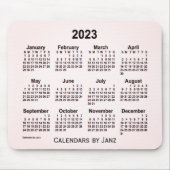 2023 Sangria Rauchkalender von Janz Mouse Pad Mousepad (Vorne)