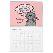 2023 Sarcastic Kitten Spaß Kalender (Feb 2027)