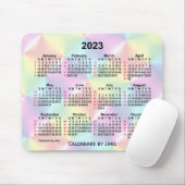 2023 Satin Rainbow 52 Weeks Calendar by Janz Mousepad (Mit Mouse)