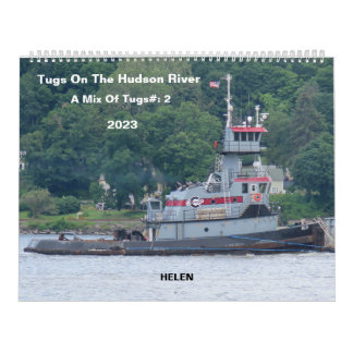 2023 Schläge am Hudson River A Mix of Tugs#2 Kalender