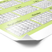 2023 Schriftart-Karikatur Fotodruck (Ecke)