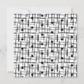 2023 Schwarz-Weiß-Foto der neuen Jahre Karte (Rückseite)