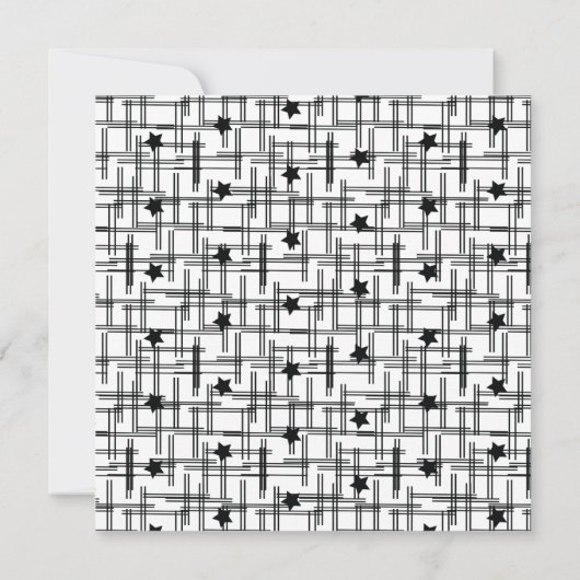 2023 Schwarz-Weiß-Foto der neuen Jahre Karte (Rückseite)