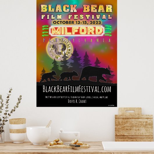 2023 Schwarzer Bär Film Festival Poster (Küche)