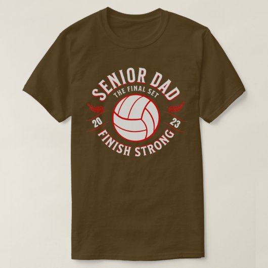 2023 Senior Volleyball Vater T-Shirt (Design vorne)