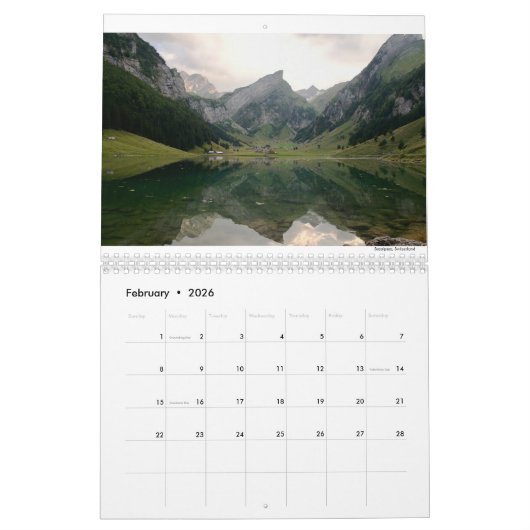 2023 Seth Russell Fotografy Calendar Kalender (Feb 2026)