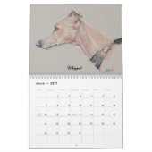 2023 Sighthound Dog Art Kalender (Mär 2027)