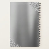 2023 Silberner Glitzer Sparkle Eyelashes Planer (Rückseite)