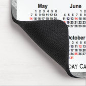 2023 Silver Holiday Art Calendar von Janz Mouse Pa Mousepad (Ecke)