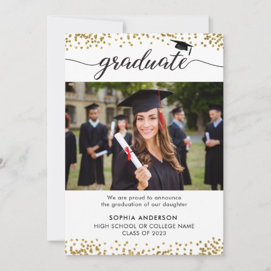 2023 Skript Einladung für doppelseitigen Abschluss (Vorderseite)