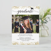 2023 Skript Einladung für doppelseitigen Abschluss (Stehend Vorderseite)