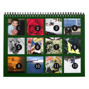 2023 So einfach wie 1 bis 12 Ihr eigenes Foto Kale Kalender
