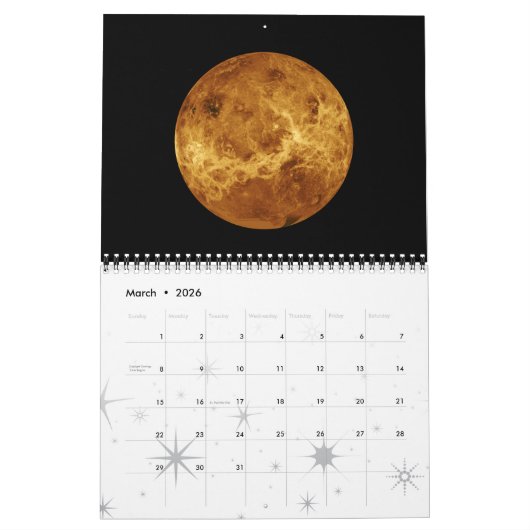2023 Solar System Space Astronomy Planets Universe Kalender (Mär 2026)