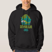 2023 South Padre Island Texas Shark Hoodie (Vorderseite)