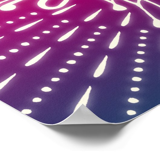 2023 Sunrise Sunset Calendar Poster (Ecke)