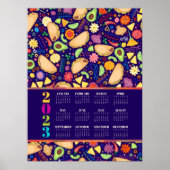2023 Taco Fiesta Calendar Poster (Vorne)
