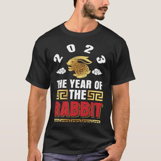 2023 The year of the rabbit Chinese Zodiac T-Shirt (Vorderseite)