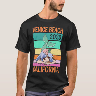 2023 Urlaub am Strand von Venedig Meerjungfrau T-Shirt
