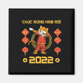 2023 Vietnamesischer Lunar Neujahr Chuc Mung Nam M Magnet (Vorne)