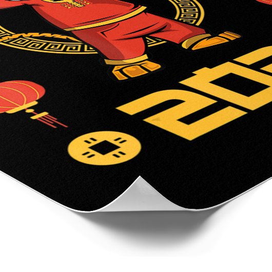 2023 Vietnamesischer Lunar Neujahr Chuc Mung Nam M Poster (Ecke)