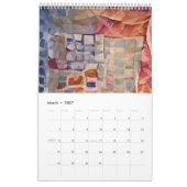 2023 Waiola Quilting OnePage MediumCalendar, Weiß Kalender (Mär 2027)
