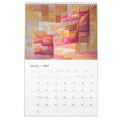 2023 Waiola Quilting OnePage MediumCalendar, Weiß Kalender (Jan 2027)