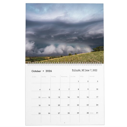 2023 Weather Calendar by Marcus Hustedde Kalender (Okt 2026)