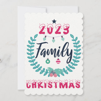"2023 WEIHNACHTEN FÜR DIE FAMILIE" EINLADUNG