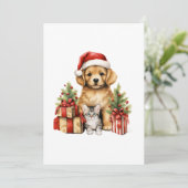 2023 Weihnachten Haustiere Ho ho Welpe und Kitten (Stehend Vorderseite)