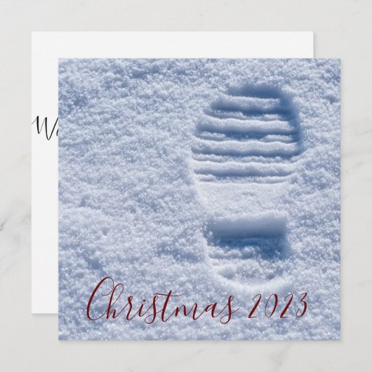 2023 Weihnachten Weihnachtsmann Boot Print (Vorne/Hinten)
