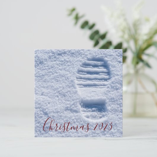 2023 Weihnachten Weihnachtsmann Boot Print (Stehend Vorderseite)