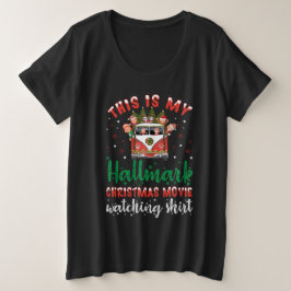 2023 Weihnachtsfilm in Hallmark Große Größe T-Shirt
