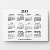 2023 Weißbuch-Kalender von Janz 12x18 Fotoplatte (Vorderseite)