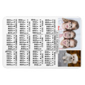 2023 Year Monthly Calendar | Foto Template Magnet (Horizontal)