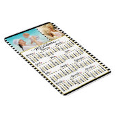 2023 Year Monthly Calendar Stripes | Custom Photos Magnet (Rechte Seite)