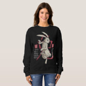 2023 Year of the Rabbit Chinese New Year Lunar Bun Sweatshirt (Vorne ganz)