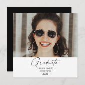 2023 Zwei Fotocollage Black Graduation Party (Vorne/Hinten)