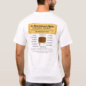 2024 10U South Chocolate Pucks - Erwachsene - Bar T-Shirt (Rückseite)