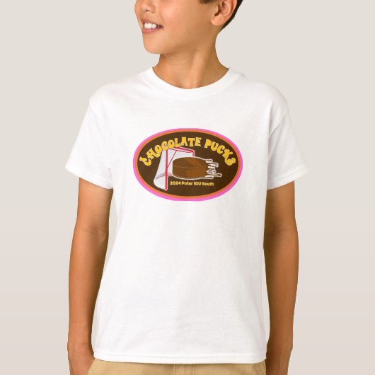 2024 10U South Chocolate Pucks Kids Tshirt - Round (Vorderseite)