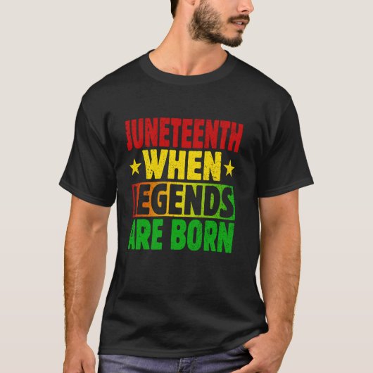 2024 19. Juni Geburtstag - 19. Juni T-Shirt (Vorderseite)