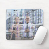 2024 - 2025 2-jähriges Foto für Unternehmen Mousepad (Mit Mouse)