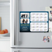 2024 2025 Kalender Corporate 2 Foto Blue Magnetic Magnetkarte