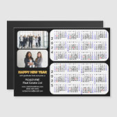 2024 2025 Kalender Corporate 2 Foto Magnetic Magnetkarte (Vorne/Hinten)