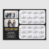 2024 2025 Kalender Corporate 2 Foto Magnetic Magnetkarte (Vorderseite)