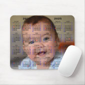 2024 - 2025 Kalender Custom Foto US Holidays Mousepad (Mit Mouse)