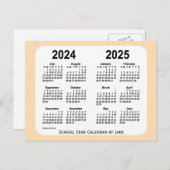 2024-2025 Wheat Mini School Calendar by Janz Postkarte (Vorne/Hinten)